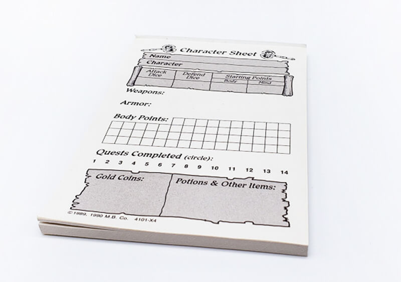 heroquest character sheet