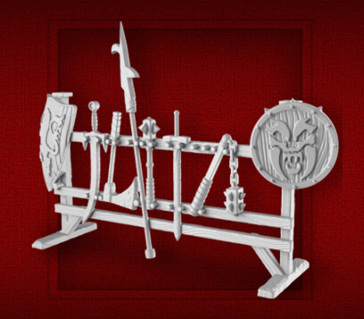 heroquest weapon rack