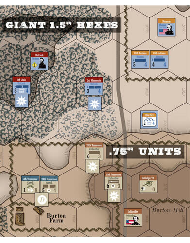 five compass wargame preorders brothers at war 1862 map