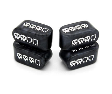national dice day infinity d4 pixel skull