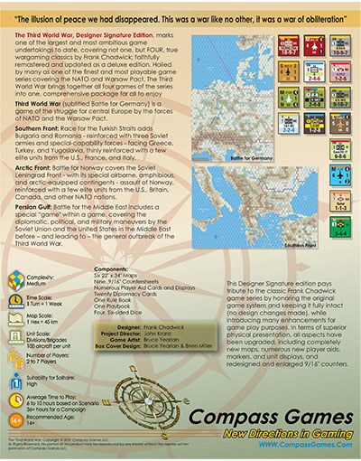 deluxe signature edition compass games wargame persian gulf southern front arctic battle germany gdw