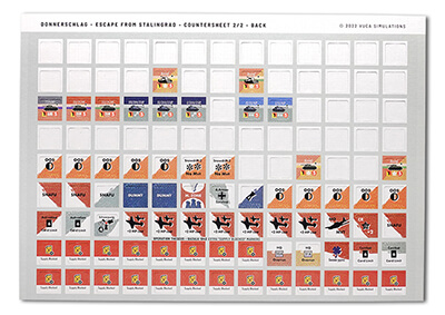 cuontersheet from Donnerschlag — Escape from Stalingrad by Vuca Simulations
