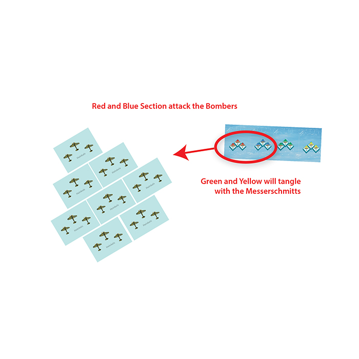 Skies Above Britain combat example