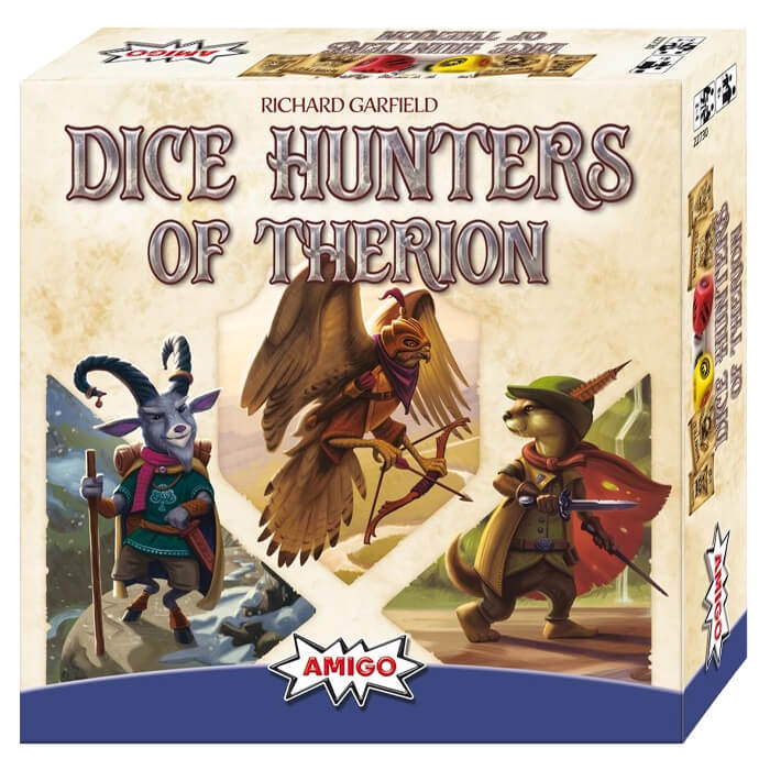 Dice Hunters of Therion board game box
