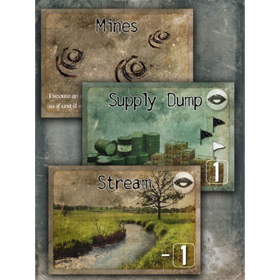 Point Blank V is for Victory terrain cards